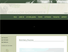 Tablet Screenshot of dragonsonriente.com